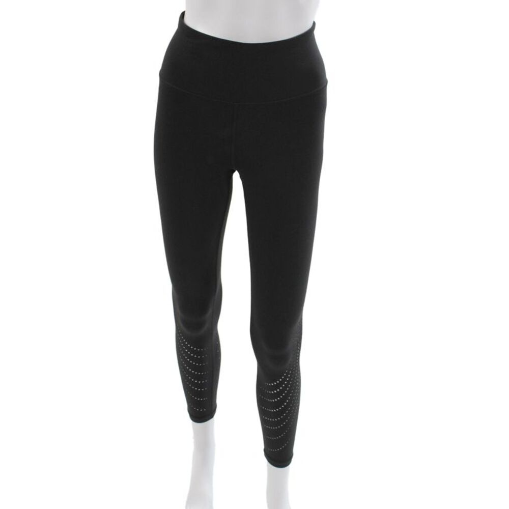 Athleta Womens Ankle Leggings Black 75% Nylon Size XS